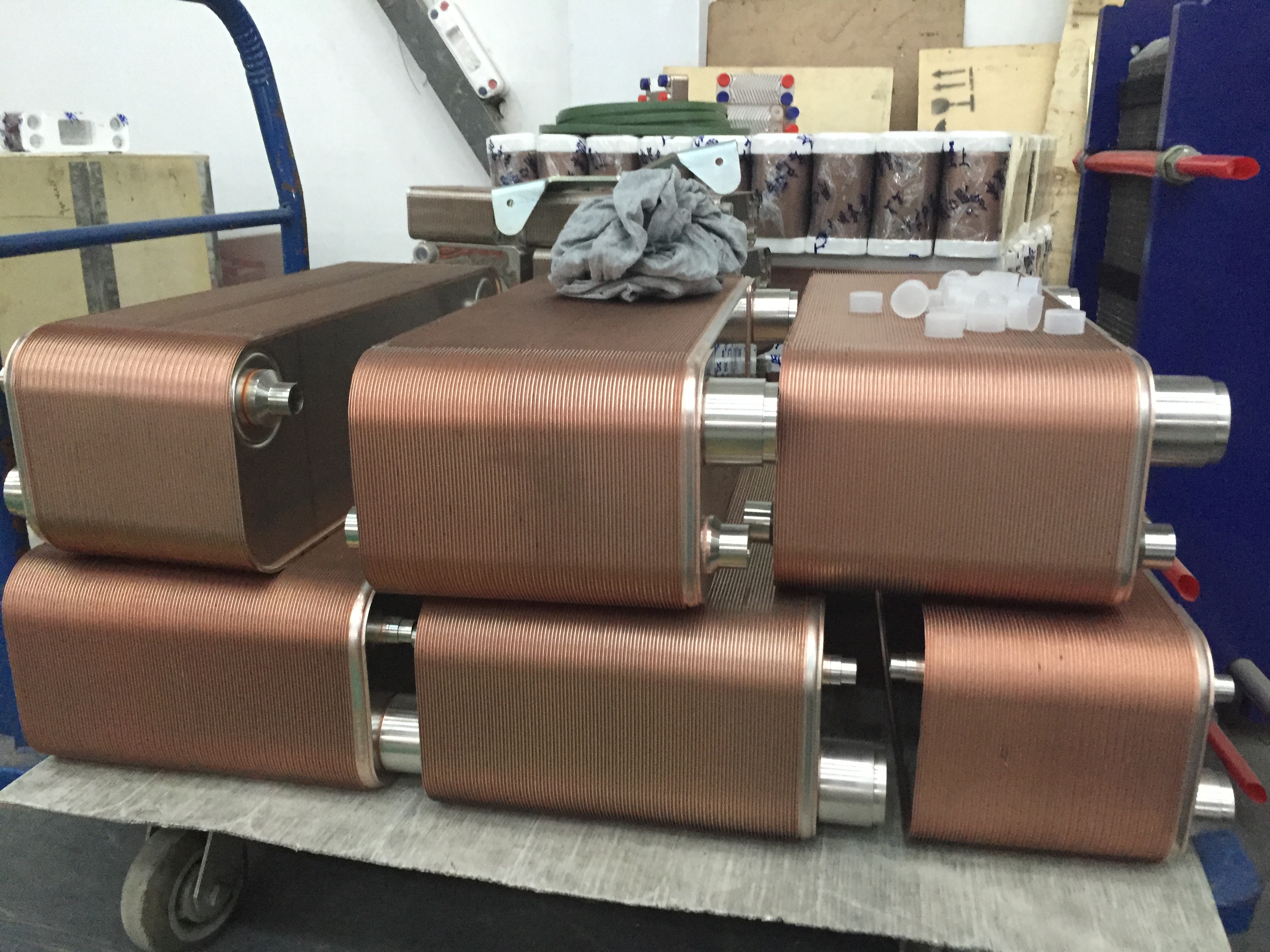 Stainless Steel Small 60kw Brazed Plate Heat Exchanger