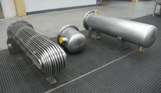 with fins marine Shell and Tube Heat Exchanger