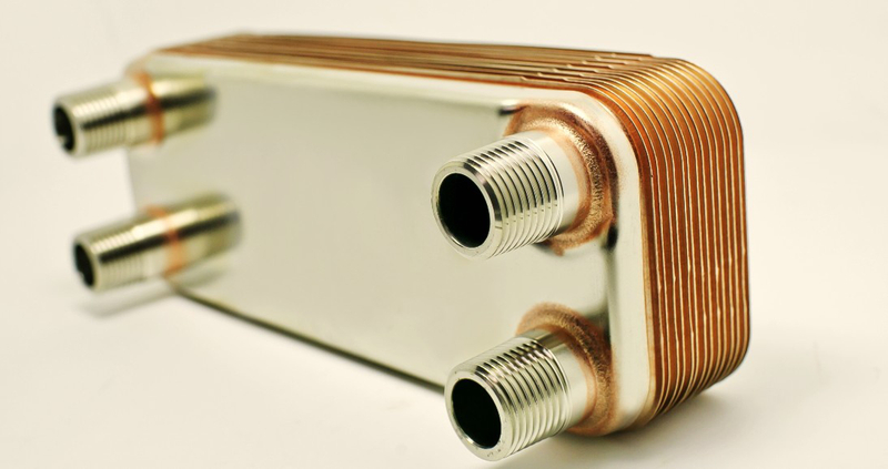 copper titanium 20 plate Brazed Plate Heat Exchanger