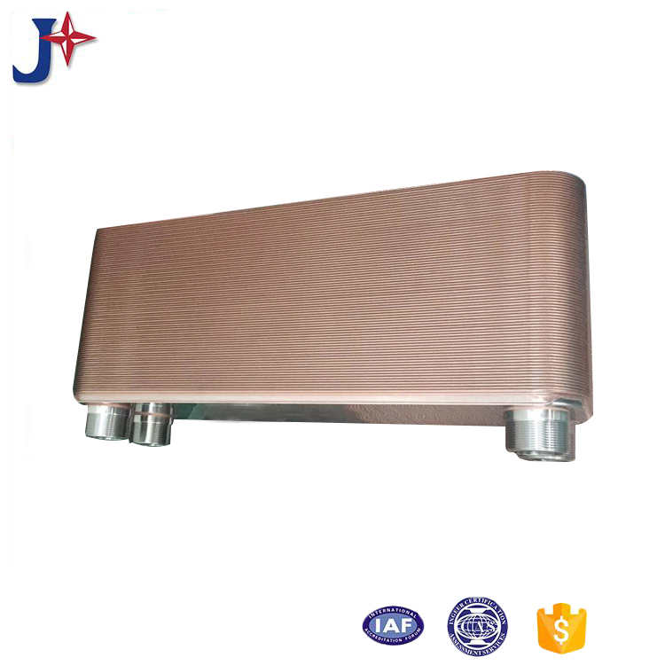 copper double wall 50kw Brazed Plate Heat Exchanger